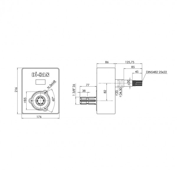 Snowblower Technical Drawing