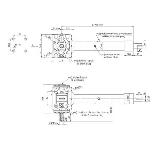 Stone Picker Technical Drawing