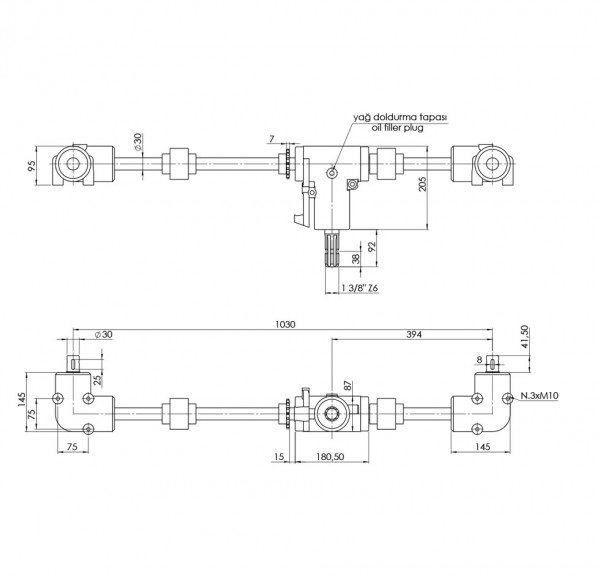 Fertilizer Spreader Technical Drawing