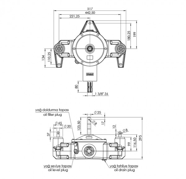 Fertilizer Spreader Technical Drawing