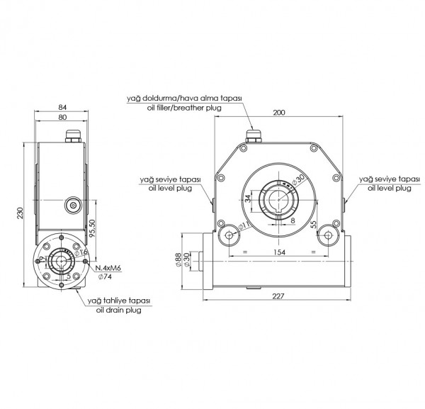 Snowblower Technical Drawing