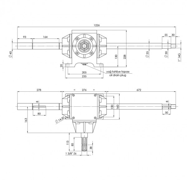 Potato Harvesting Machine Technical Drawing