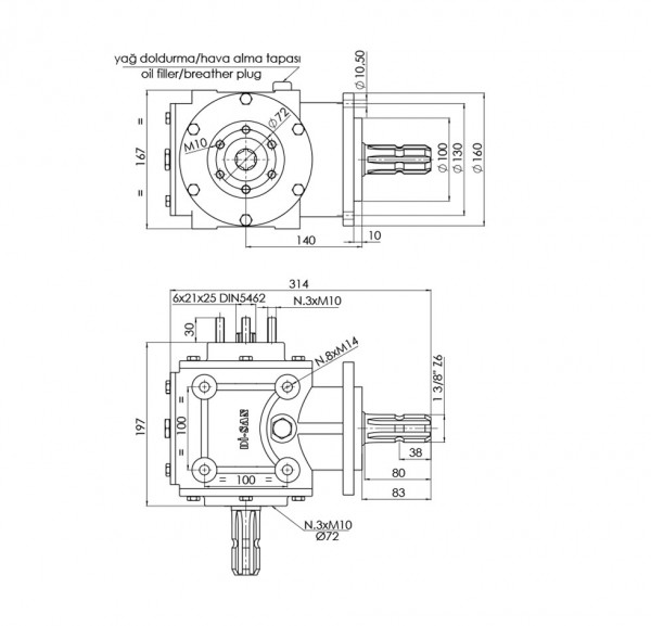 Rotary Tiller With Sensing Device Technical Drawing